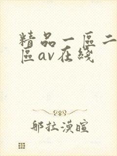精品一区二区三区av在线