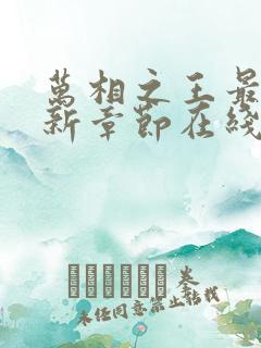 万相之王最新更新章节在线阅读