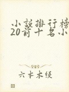 小说排行榜2020前十名小说排行榜