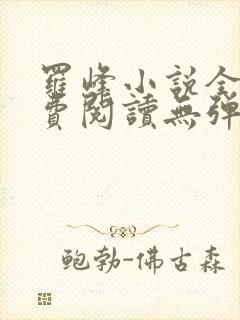 罗峰小说全文免费阅读无弹窗