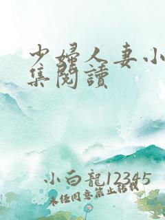 少妇人妻小说合集阅读