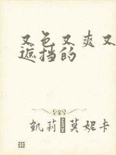 又色又爽又黄无遮挡的