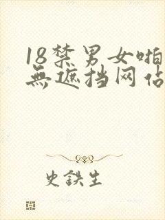 18禁男女啪啪无遮挡网站