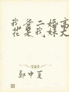 我爸二婚高冷校花是我妹大姐扮演者