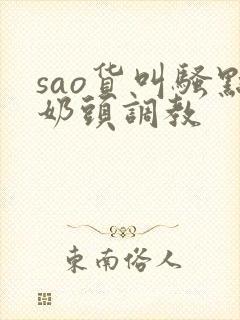 sao货叫骚点奶头调教