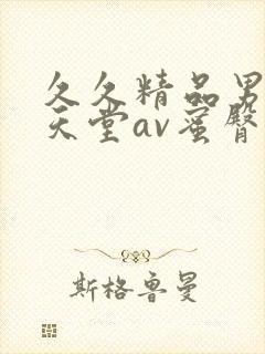 久久精品男人的天堂av蜜臀