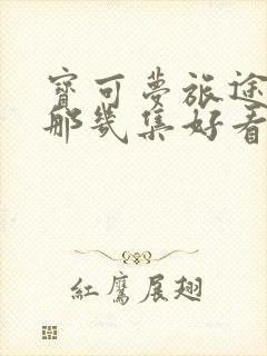 宝可梦旅途动漫那几集好看