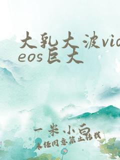 大乳大波videos巨大