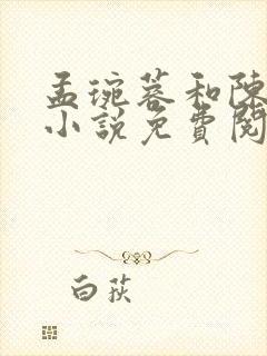 孟琬蓉和陈阳的小说免费阅读