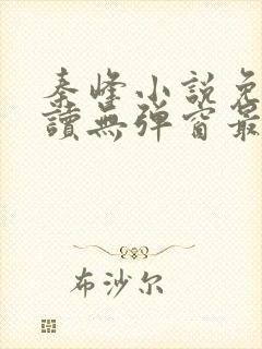 秦峰小说免费阅读无弹窗最新章节