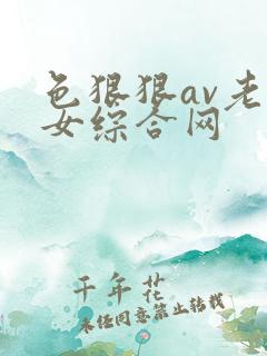色狠狠av老熟女综合网