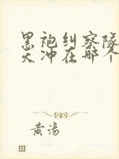 黑袍纠察队月牙天冲在哪个位置