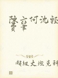 陈六何沈轻舞免费笔