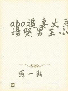 abo追妻火葬场双男主小说