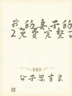 我的妻子的姐姐2免费完整高清电视剧在线看