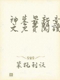 神墓最新章节全文免费阅读无弹窗