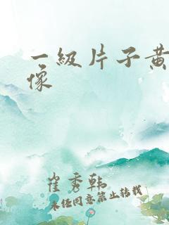 一级片子黄色录像