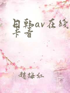 日韩av在线不卡看