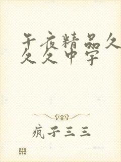 午夜精品久久久久久中宇