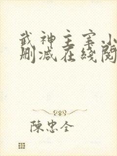 武神主宰小说无删减在线阅读