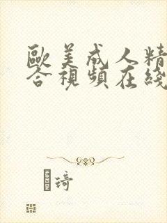 欧美成人精品综合视频在线