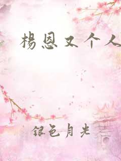 杨恩又个人简介