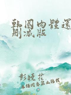 韩国肉体还债未删减版