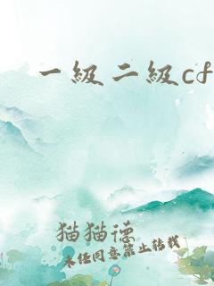 一级二级cfa