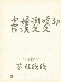 少妇潮喷3p叠罗汉久久