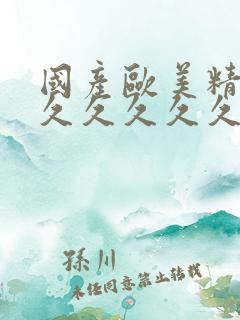 国产欧美精品久久久久久久