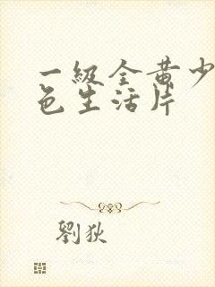 一级全黄少妇泄色生活片