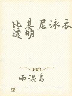 比基尼泳衣超裸透明