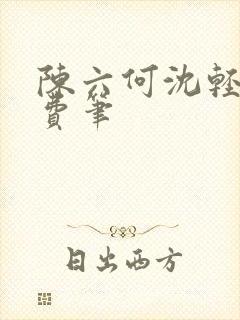 陈六何沈轻舞免费笔