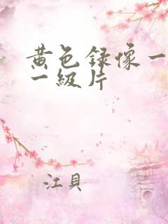 黄色录像一级片一级片