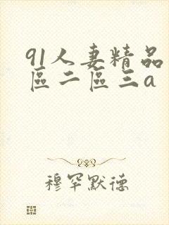 91人妻精品一区二区三a