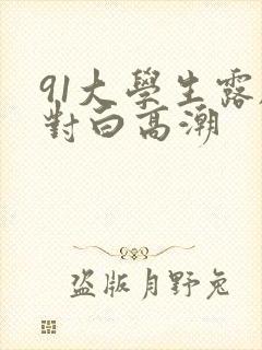 91大学生露脸对白高潮