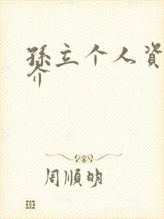 孙立个人资料简介