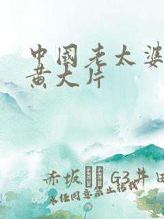 中国老太婆级特黄大片