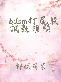 bdsm打屁股调教视频