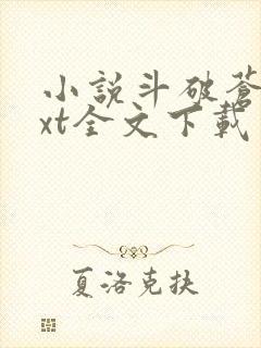 小说斗破苍穹txt全文下载