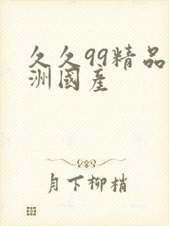 久久99精品亚洲国产