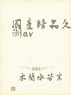 国产精品久久亚洲av