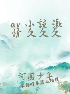av 小说 激情 久久久