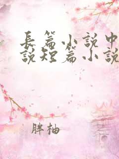 长篇小说中篇小说短篇小说字数