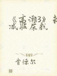 《高潮3》未删减版床戏