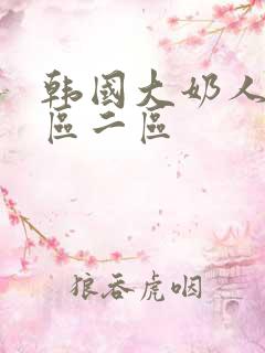 韩国大奶人妻一区二区