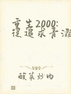 重生2000:从追求青涩校花同桌开始全集收听