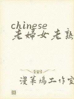 chinese老妇女老熟妇hd