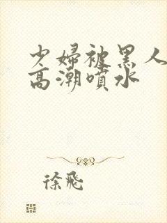 少妇被黑人爽到高潮喷水