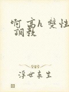 啊 高h 双性 调教